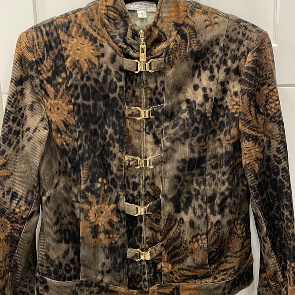 St. John Sport by Marie Gray Corduroy Jacket - Picture 2 of 16